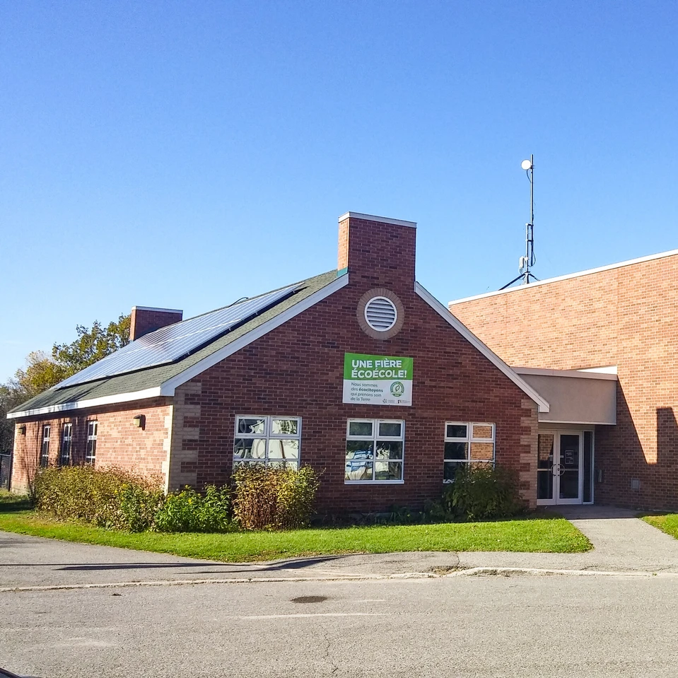 façade de l'école